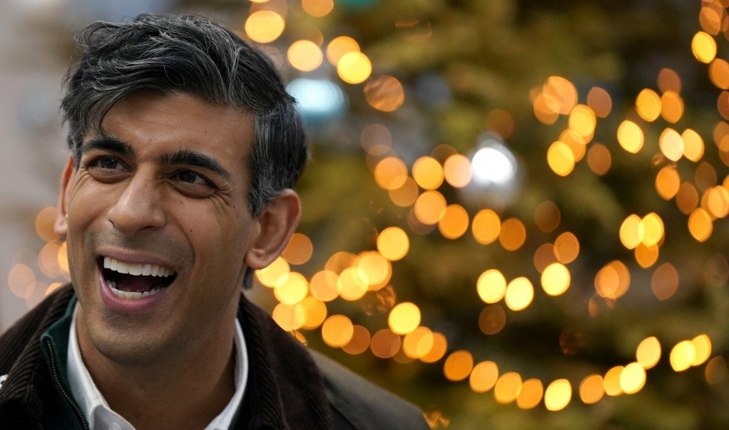 Rishi Sunak bohócot csinált magából karácsonyra