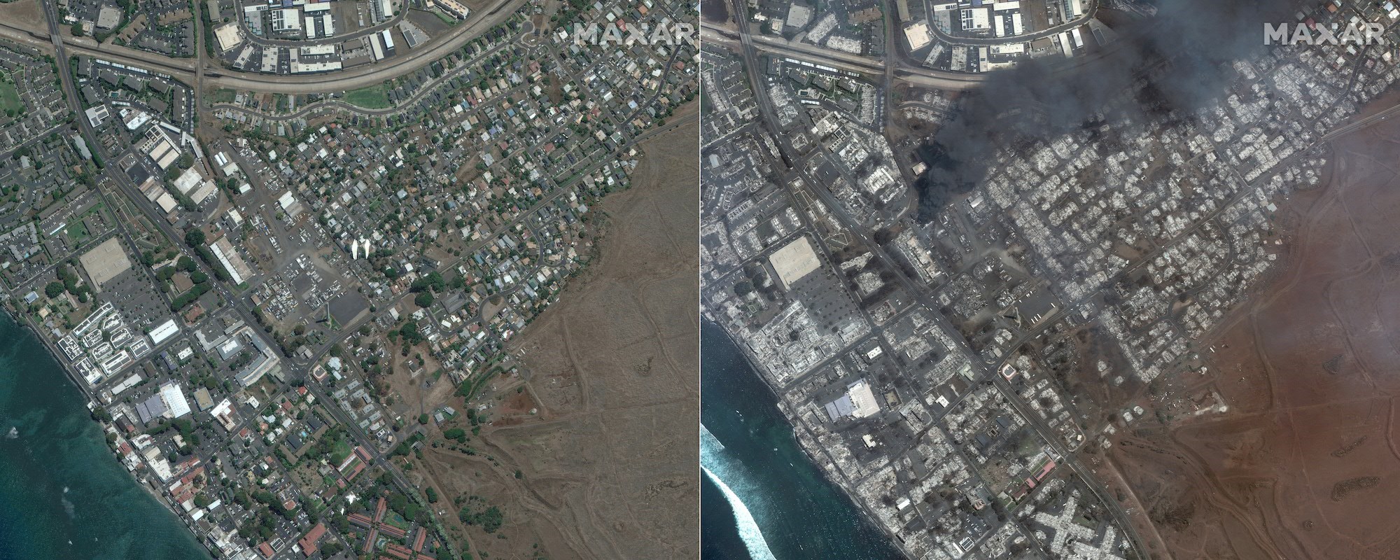 Real estate: Stunning before-and-after video The raging fires in Hawaii cause massive damage
