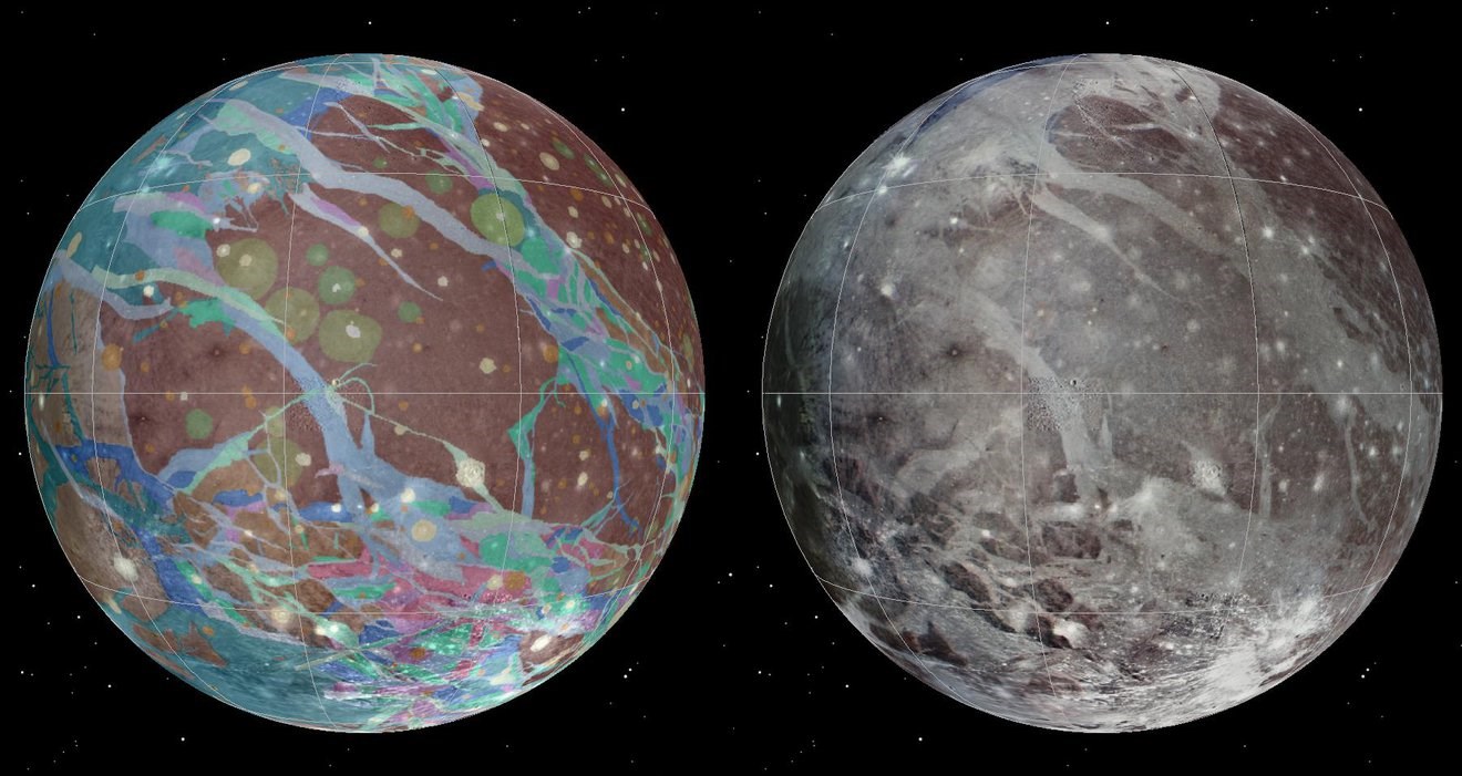 Tecnología: materiales orgánicos encontrados en la luna más grande de Júpiter