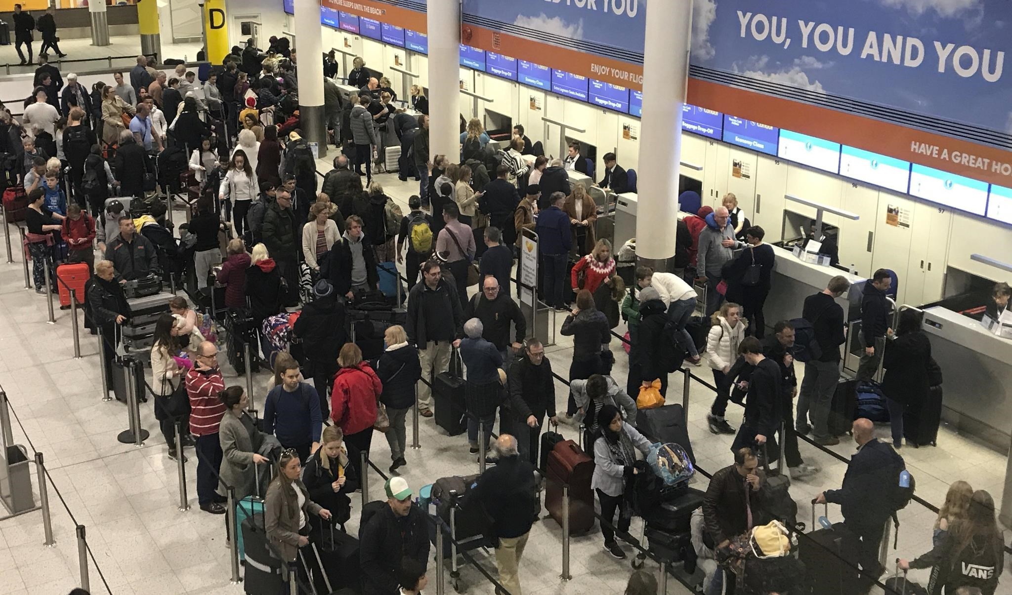 The technical: The UK’s e-passport system is stuck, and there’s serious congestion at the biggest airports
