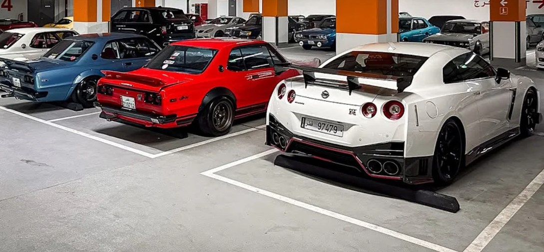 Car: This is what the underground Qatari garage looks like: There are hundreds of rare Japanese sports cars