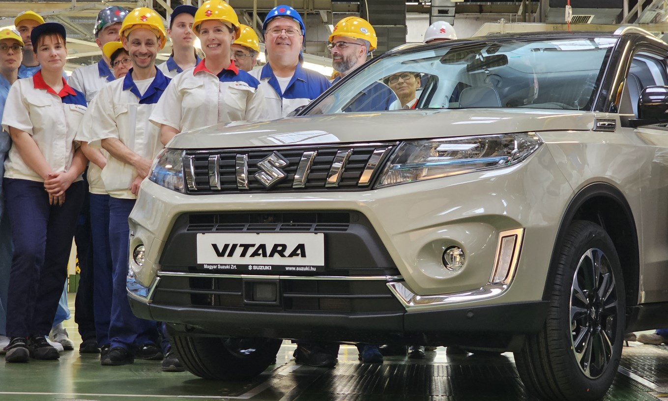 Elkészült a 4 milliomodik esztergomi Suzuki, ott voltunk az elkészültekor