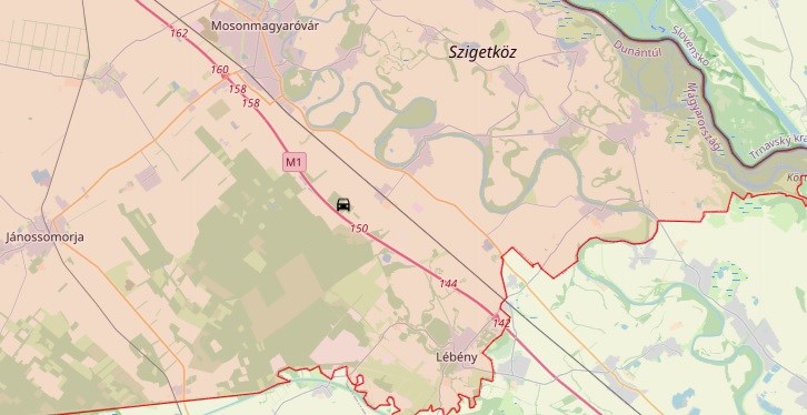 Halálos baleset történt az M1-esen Károlyházánál, több kilométeres a torlódás Hegyeshalom felé