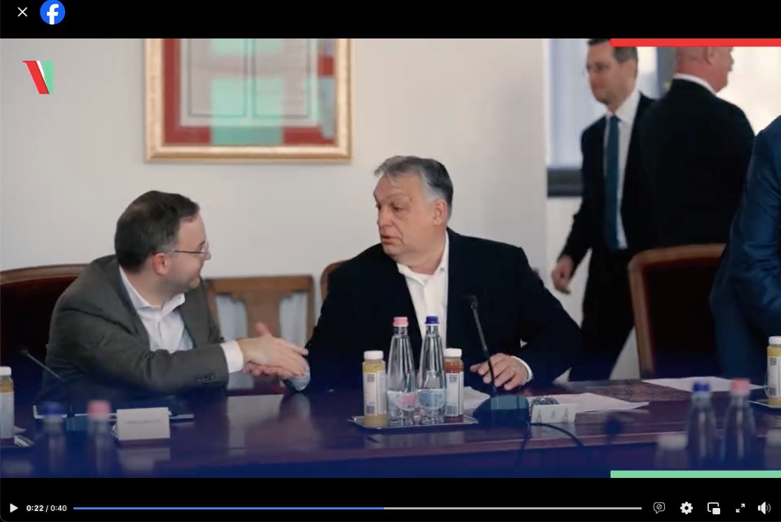 Orbán videót posztolt, de a miniszterelnök nem, csak a hegedű szólal meg