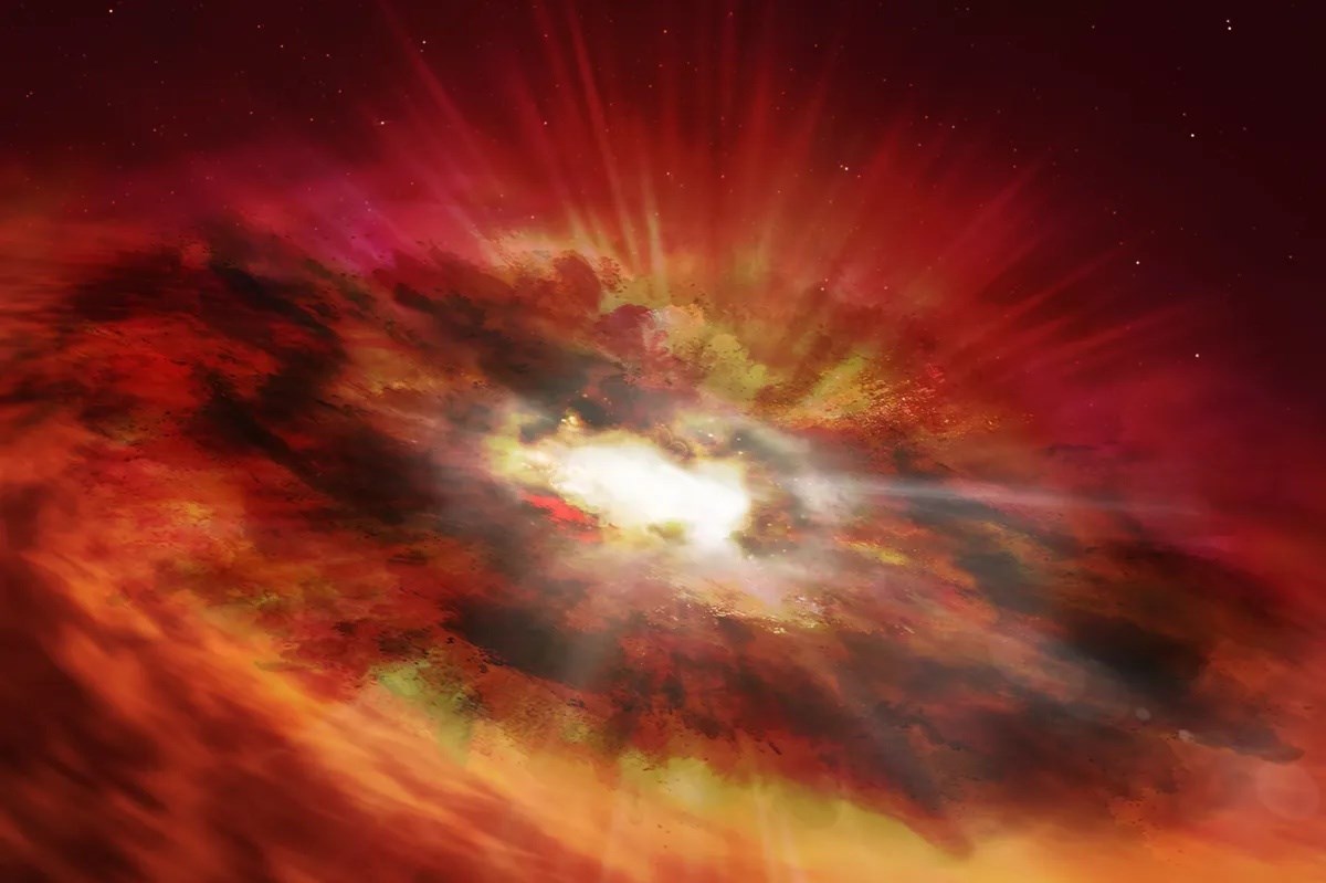 Technology: Something is wrong with one of the oldest supermassive black holes