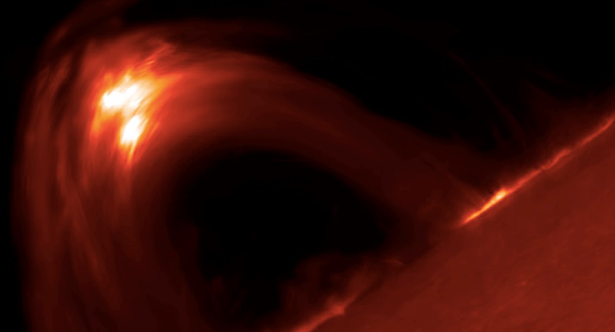 Nagyon ritka napkitörésről hozott nyilvánosságra videót a NASA