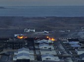 Izlandi vulkánkitörés: Házakat gyújtott fel az izzó láva - videó