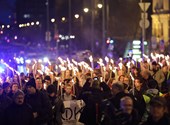 Another demonstration: a rally commemorating the amnesty scandal in Szent-Gellert Square