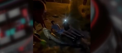 Kétméteres harcsaszörnyet fogott egy 10 és egy 12 éves fiú a nyári szünetben Zsurkon