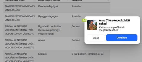 Rossz lányok és bitcoin - furcsa kamuoldalon is lehet böngészni a pedagógusállásokat