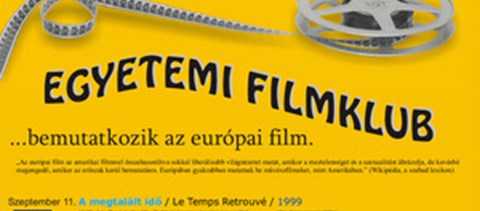 Továbbra is egyetemi filmklub a NYME-en