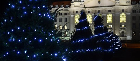 Nap képe: beköltözött a karácsony a Debreceni Egyetemre