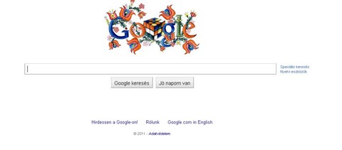 Nézd meg a Google mai logóját: különleges doodle Rubik-kockával és matyó hímzéssel