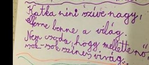 Ennél meghatóbb üzenetet egy tanár sem kaphat a tanítványától