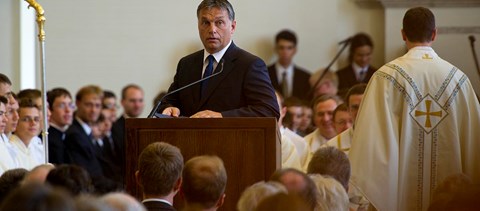 Orbán: "az anyatejjel szívtuk magunkba a keresztény tanokat"