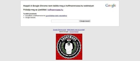 Nem az Anonymous csapott le Hoffmann Rózsa oldalára - állítja az államtitkárság