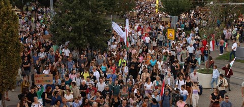 Forró ősz: sokan tüntettek az utcán szeptember 15-én Budapesten