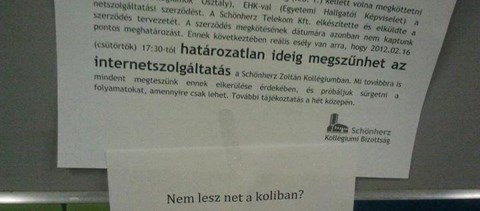 A nap képe: hadat üzennek a schönherzesek a netnélküliségnek