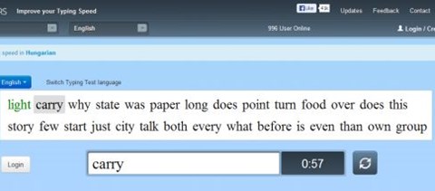 Ingyenes, online teszt: hány szót tudsz leírni egy perc alatt?