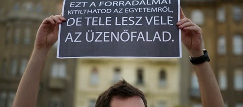 Visszafoglalják az utcát az egyetemisták: fél év képekben