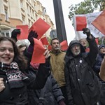 Demonstrációt tartottak a kutatóhálózat átalakítása ellen