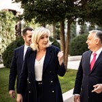 The much-anticipated meeting moved with the arrival of Le Pen in Budapest