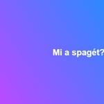 Mi a spagét? Létra, ecset, esetleg madzag?