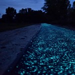 The illuminated cycle path in Esztergom, new bike paths and car paintings are coming