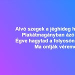 "Alvó szegek a jéghideg homokban..." - kitől idéztünk?