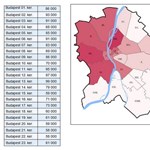 Térkép: ennyiért lehet lakást bérelni Budapesten