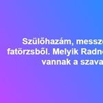 Szülőhazám, messzeringó, fatörzsből - Melyik Radnóti-versből idéztük ezeket a szavakat?