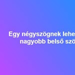 Ha két szám négyzete egyenlő, akkor a számok is egyenlőek?