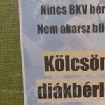 Így trükköznek a diákbérletekkel: meglepő hirdetés a kollégium falán