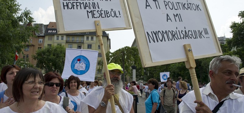 Nem Hoffmann Rózsával egyeztetnek a tanári szakszervezetek