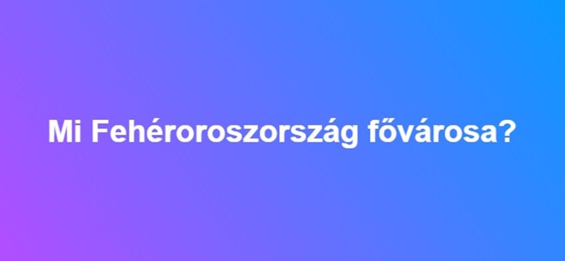 Mi Fehéroroszország fővárosa?