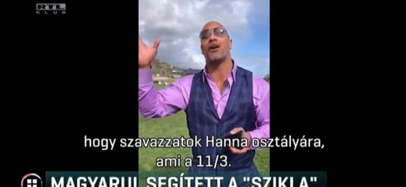 Magyarul üzent a miskolci diákoknak Dwayne Johnson