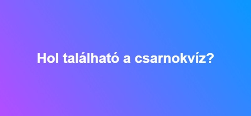 Hol található a csarnokvíz?