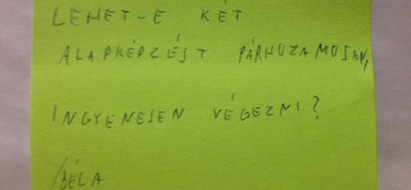 Lehet-e állami ösztöndíjasként párhuzamosan két alapszakra járni?