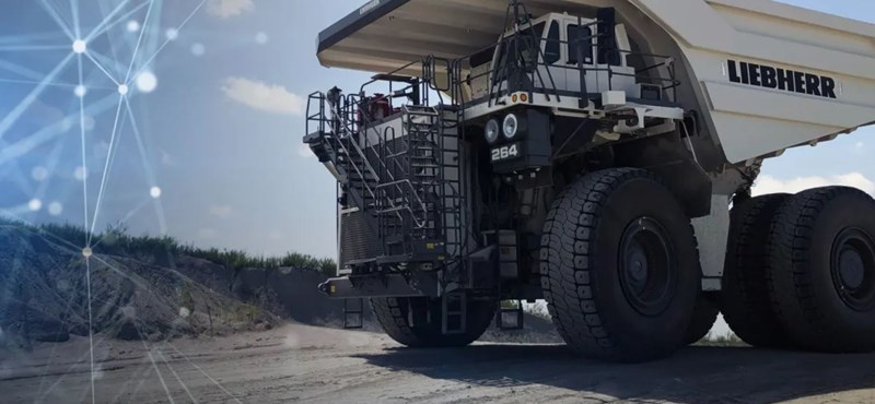 A 240-ton electric truck monster used in a mine