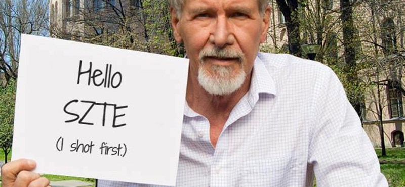 A szegedi egyetemen is jelenség lett Harrison Ford