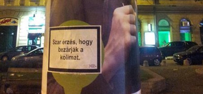 A nap képe: ezzel a plakáttal üzent a kormánynak a Hallgatói Hálózat