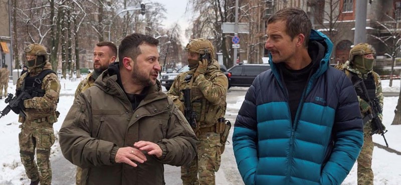 Pierre Grylls met Zelensky and they talked about survival