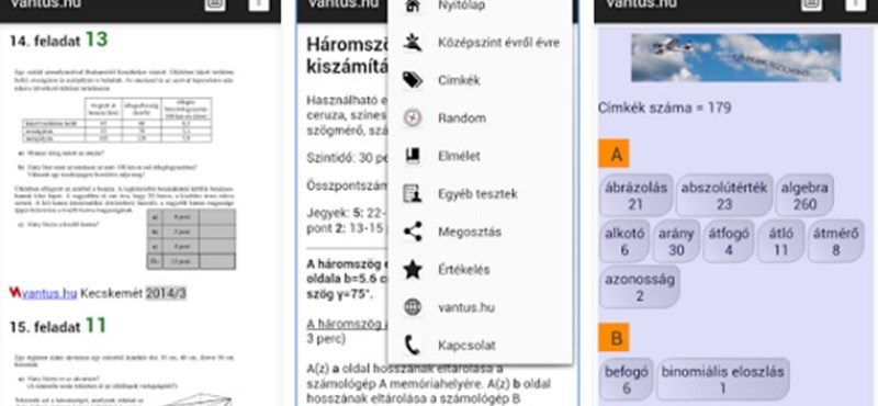 Szuper appot mutatunk nektek: ezt (is) használhatjátok, ha a matekérettségire tanultok