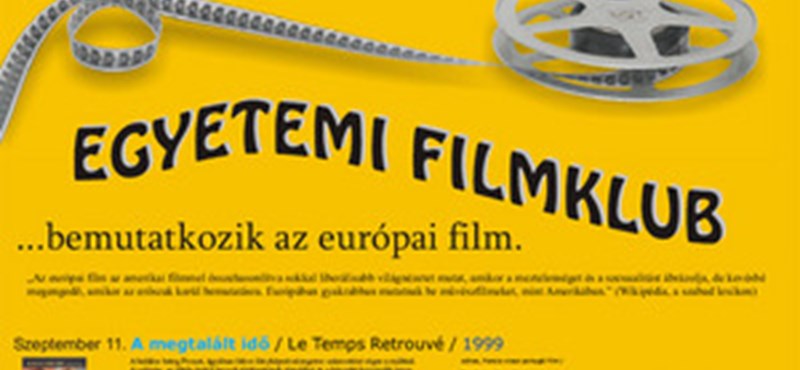 Továbbra is egyetemi filmklub a NYME-en