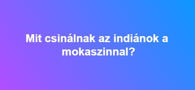 Mit csinálnak az indiánok a mokaszinnal?