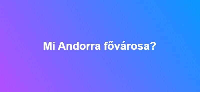 Mi Andorra fővárosa?