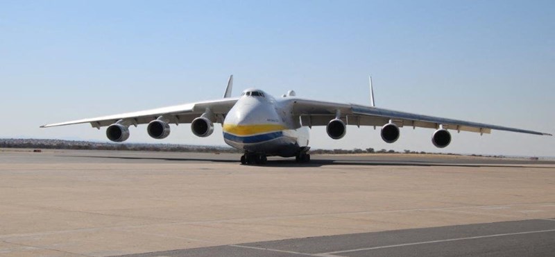 The video demonstrates the destruction of the so-called Miruja, the world's largest aircraft