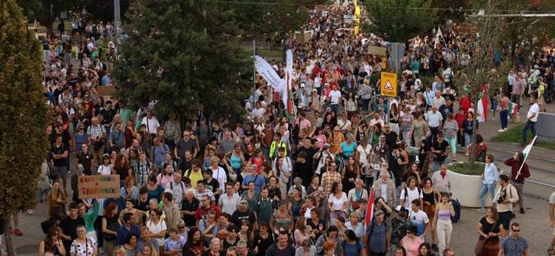 Forró ősz: sokan tüntettek az utcán szeptember 15-én Budapesten