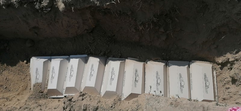 Második világháborús katonákat exhumáltak Balatonszabadin