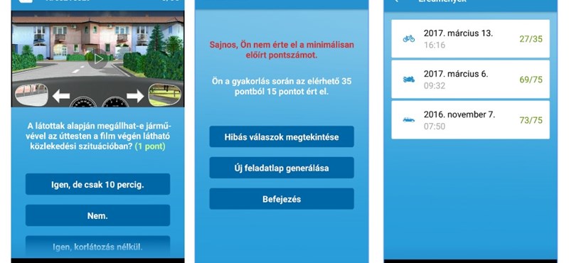 Így tanulhattok KRESZ-t a mobilotokról: egy app, amely segíthet a felkészülésben